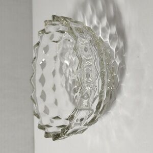 Vintage Mid Century Fostoria Clear Glass Dish